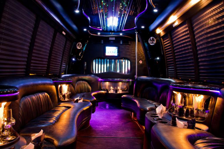 Portland 22 Passenger Party Bus Interior
