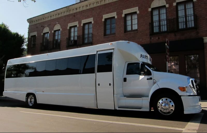 Portland 30 Passenger Party Bus White
