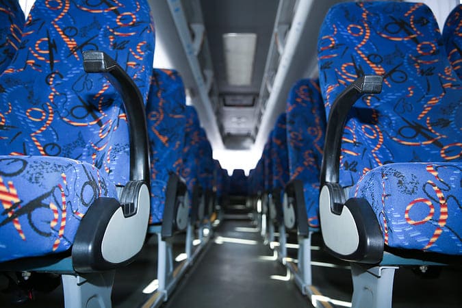 Portland 47-56 Passenger Charter Buses Interior